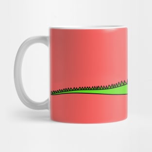 Green Spiky Lizard Mug